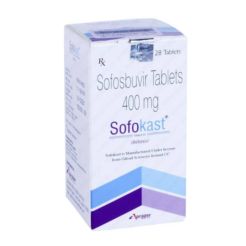 Sofokast (sofosbuvir) 400mg