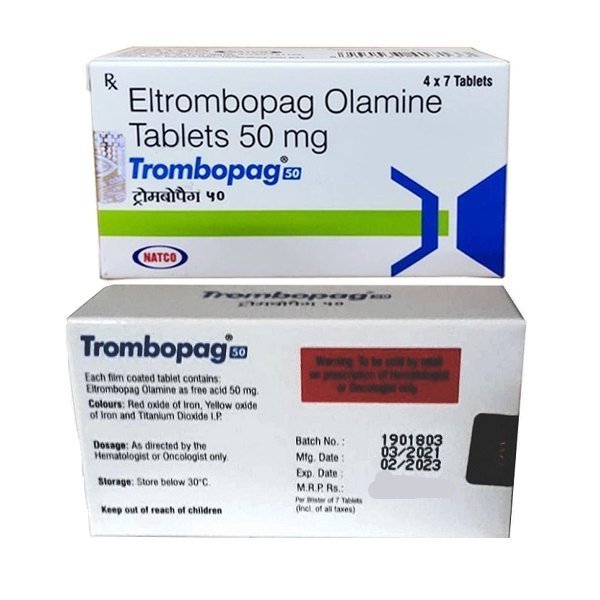 Trombopag 50mg (Eltrombopag Olamine)