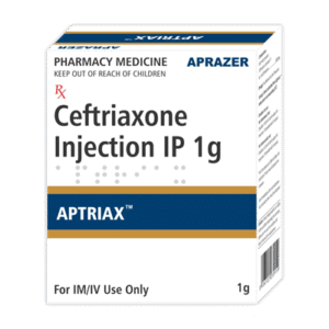APTRIAX- Ceftriaxone Injection IP 1g